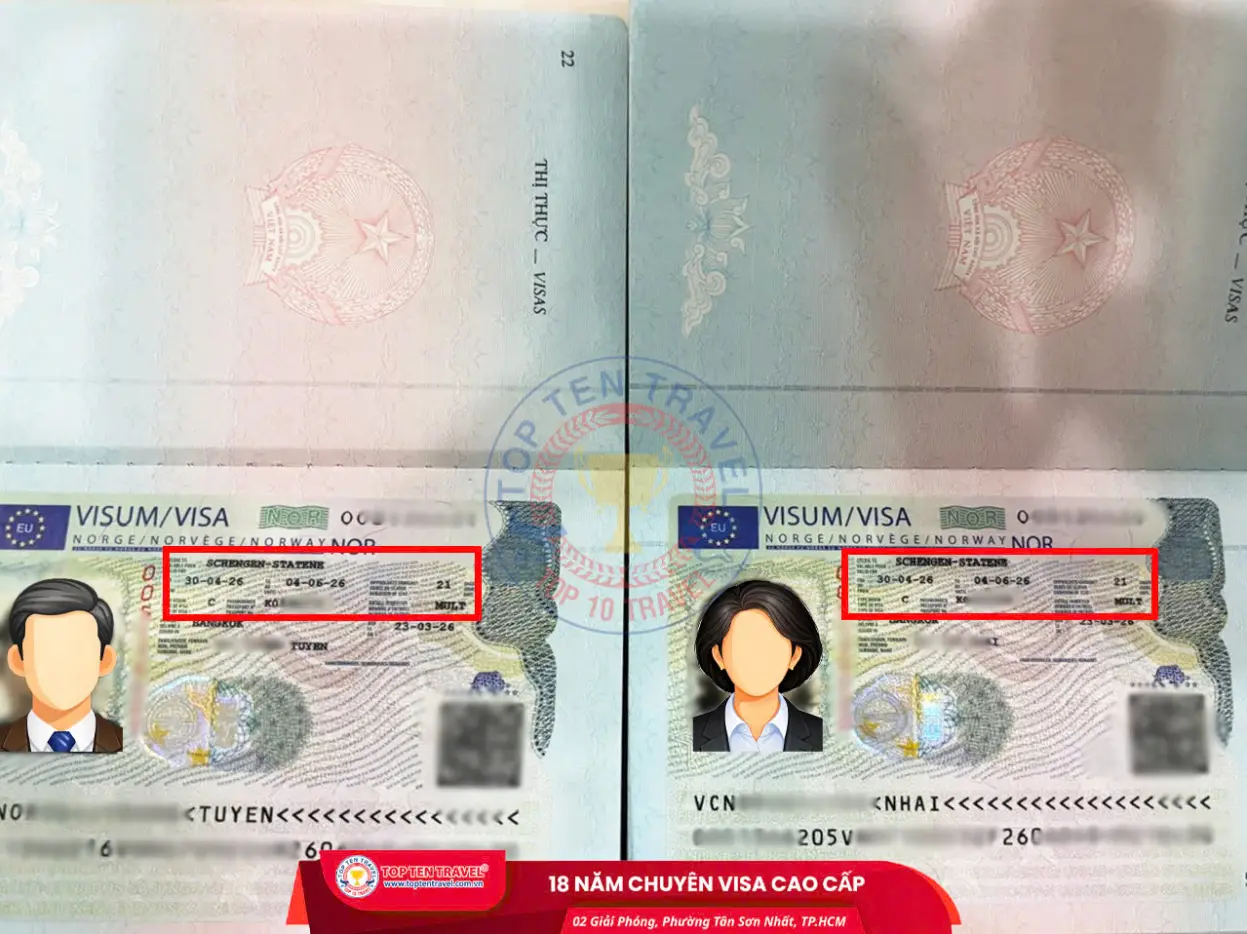 Visa Top Ten cung cấp dịch vụ visa Na Uy trọn gói
