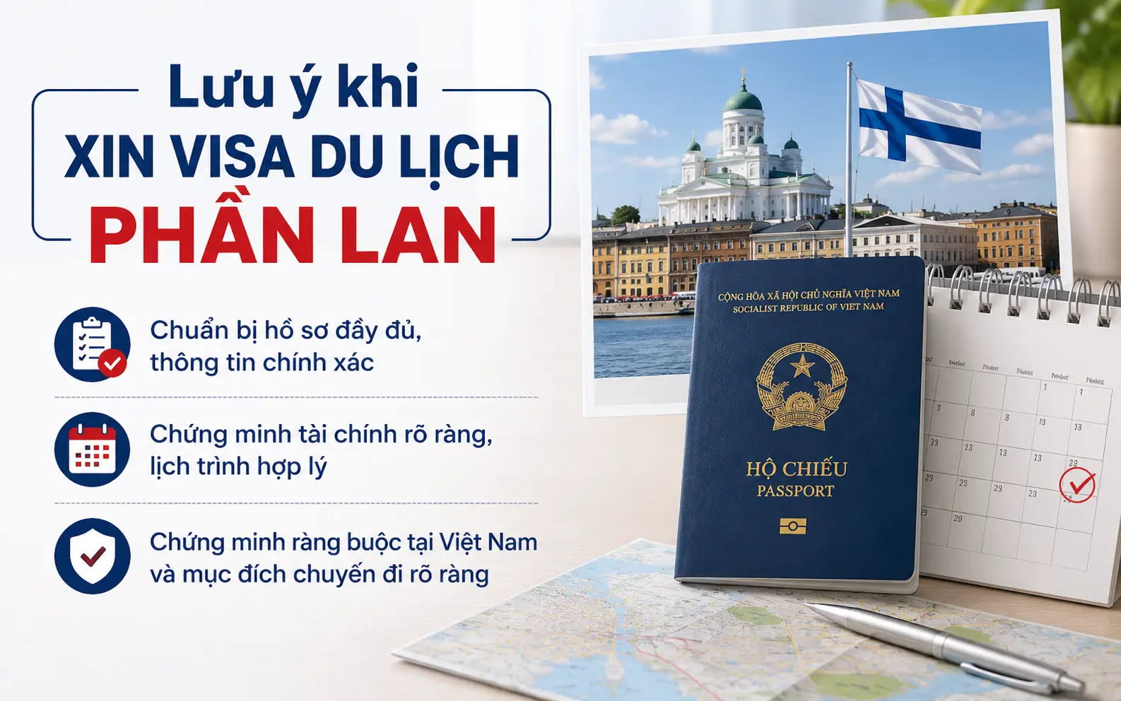 Lưu ý xin visa du lịch Phần Lan tối ưu tỷ lệ đậu
