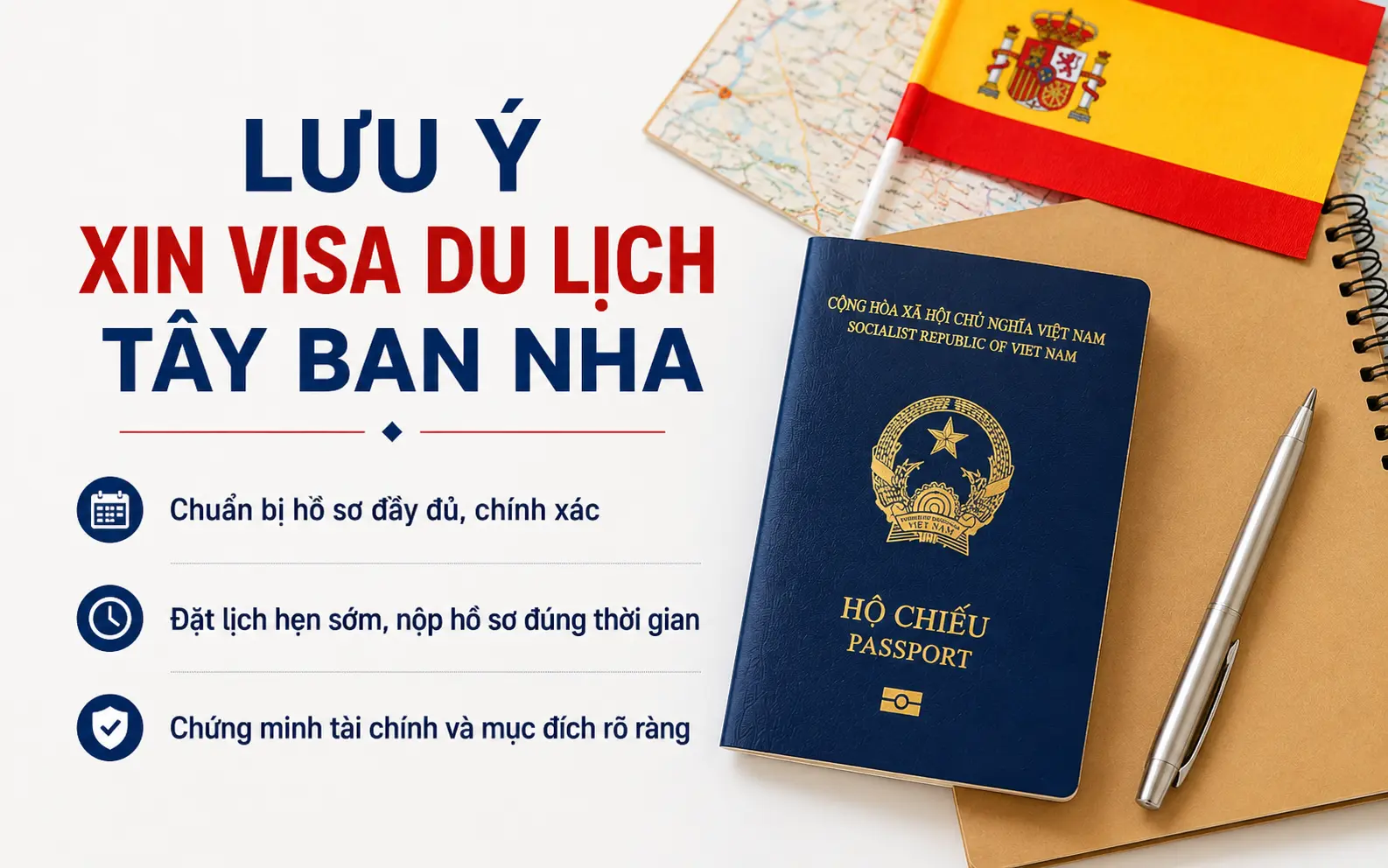 Những lưu ý quan trọng khi xin visa du lịch Tây Ban Nha