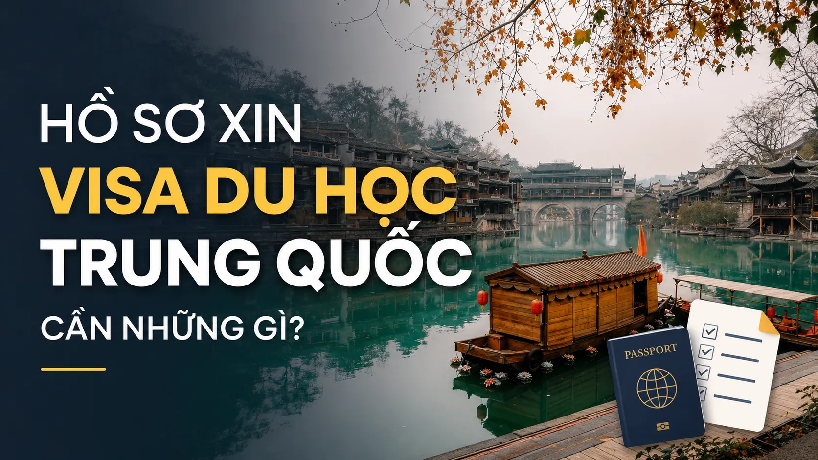 Hồ sơ visa du học Trung Quốc X1 và X2