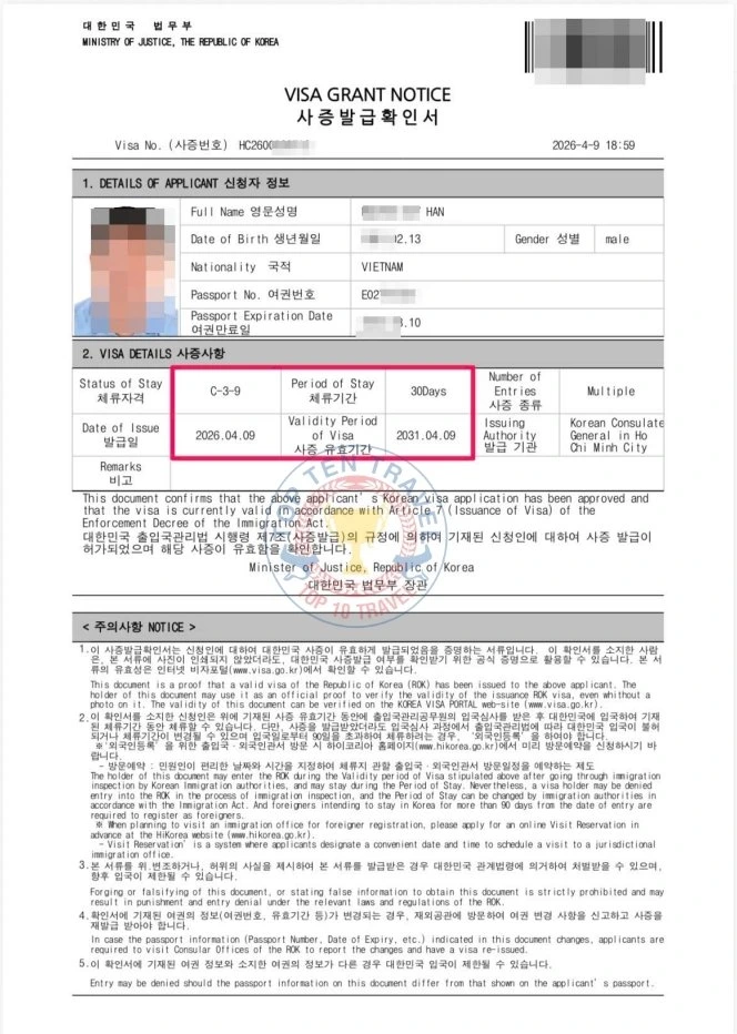 Visa Hàn Quốc là gì và nên xin loại nào