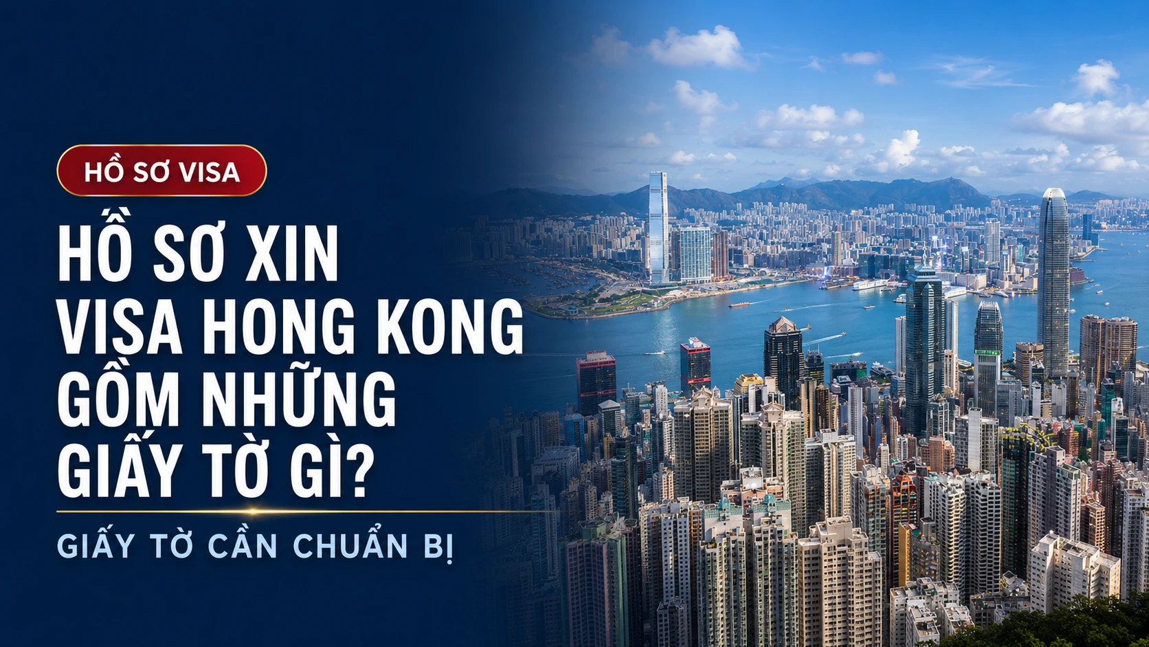 Hồ sơ xin visa Hong Kong gồm những giấy tờ gì?