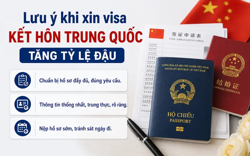 Những lưu ý quan trọng khi xin visa kết hôn Trung Quốc S2