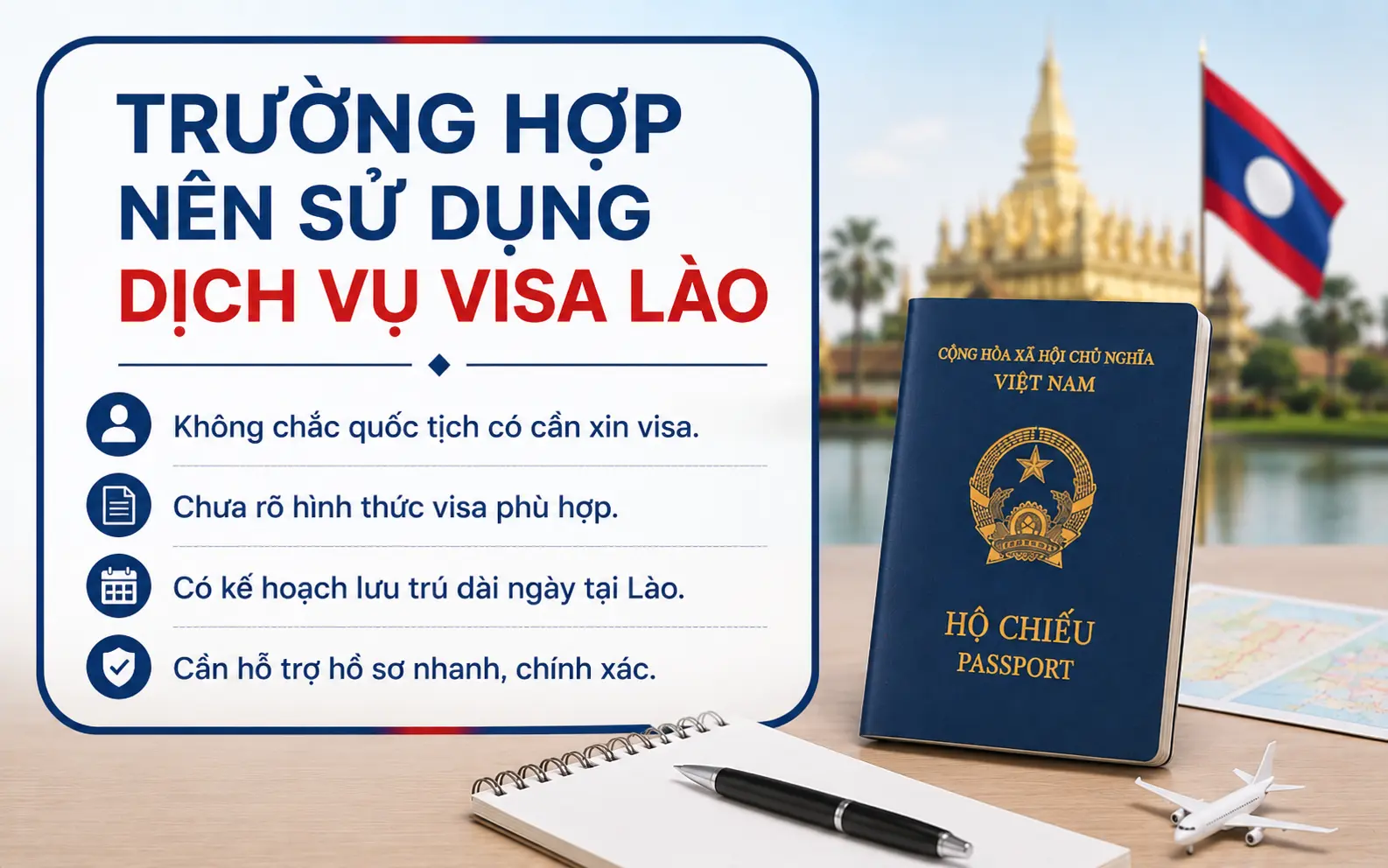Những trường hợp nên sử dụng dịch vụ visa Lào