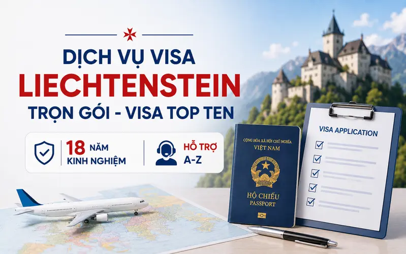 Dịch vụ visa Liechtenstein trọn gói tại Visa Top Ten