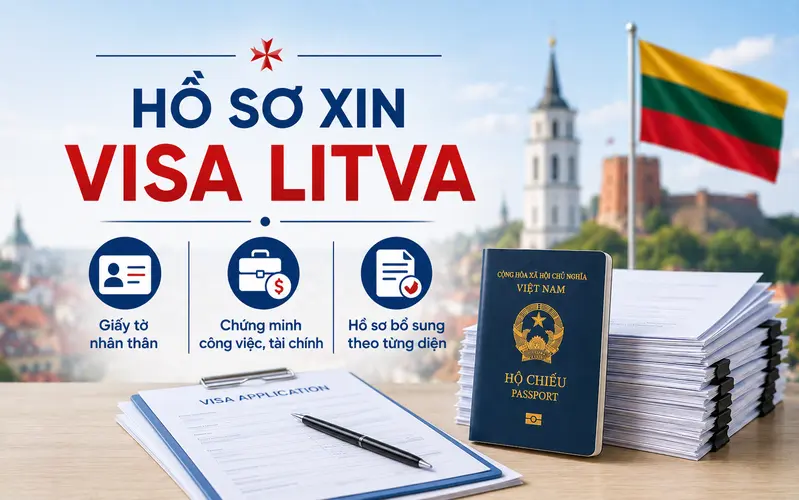 Cập nhật hồ sơ xin visa Litva theo từng diện