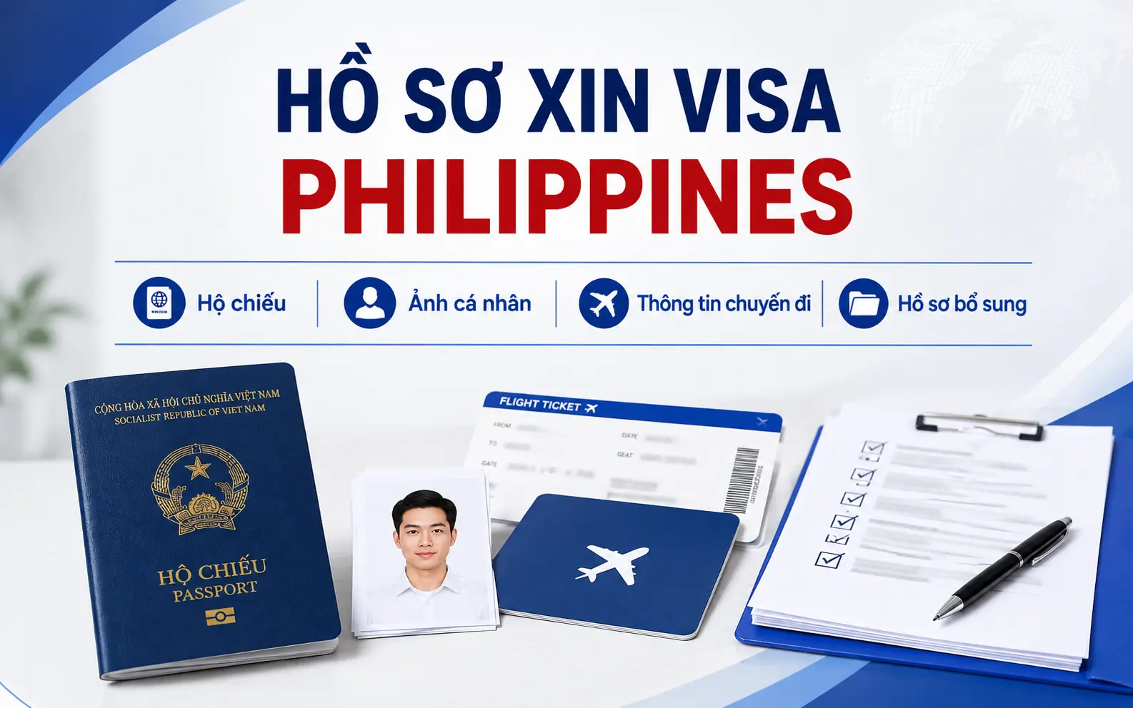 Cập nhật hồ sơ xin visa Philippines