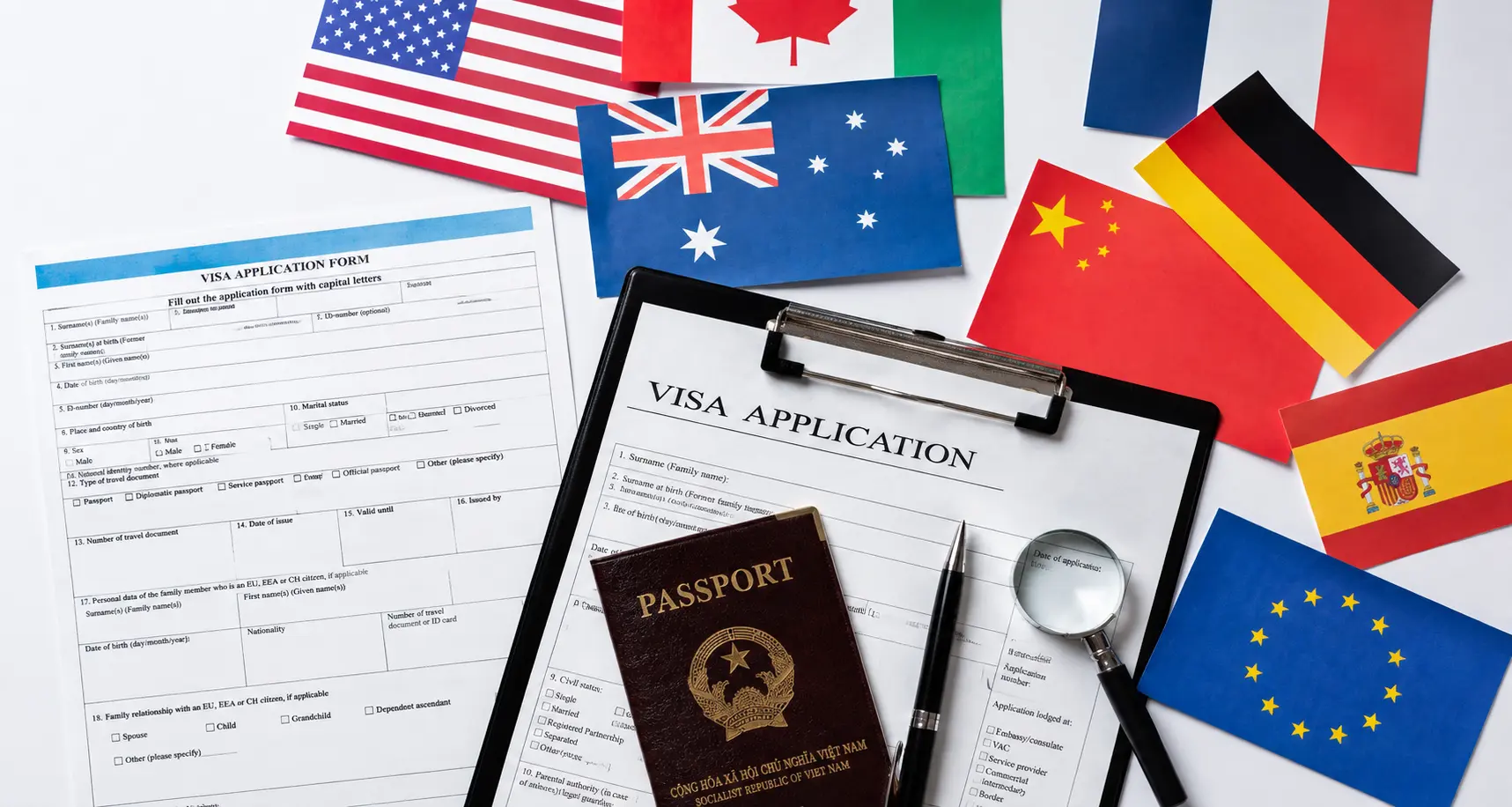 Xin visa thăm thân Anh có khó không