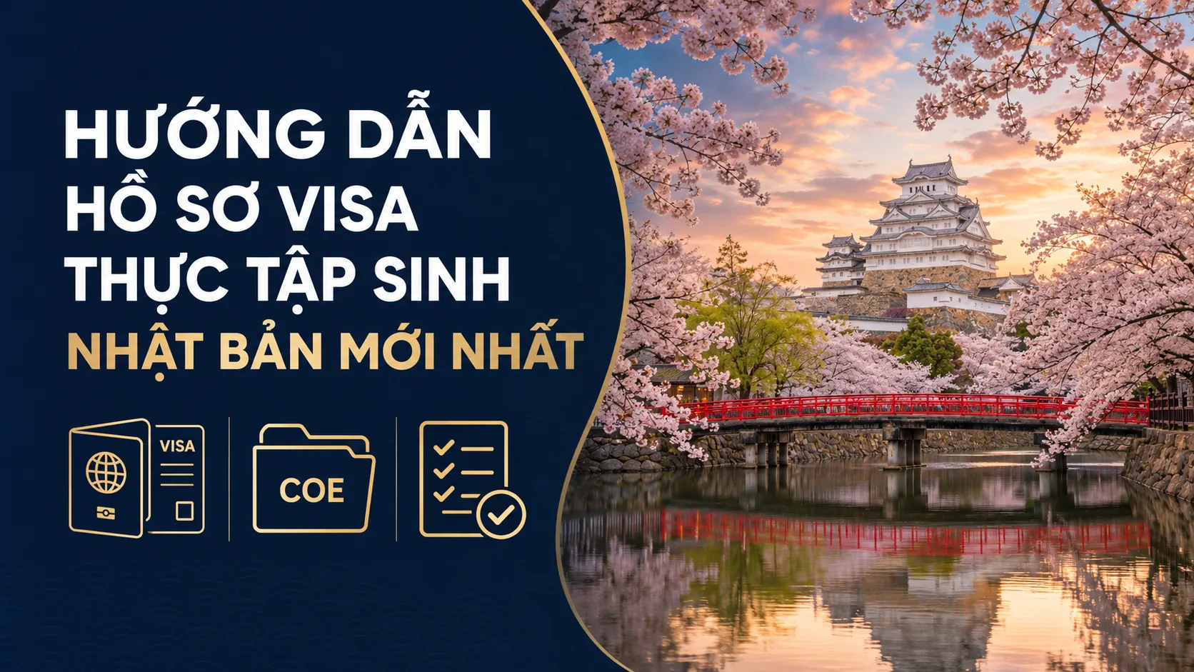 Checklist hồ sơ visa thực tập sinh Nhật Bản gồm COE, đơn, ảnh và giấy JPETS