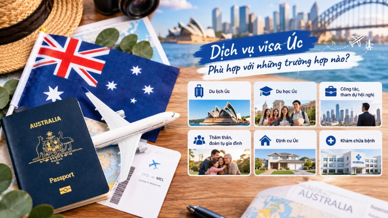 Quy trình sử dụng dịch vụ visa Úc nên diễn ra như thế nào?
