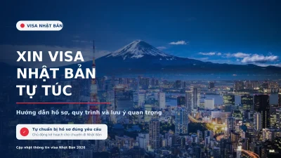 xin visa nhật bản tự túc