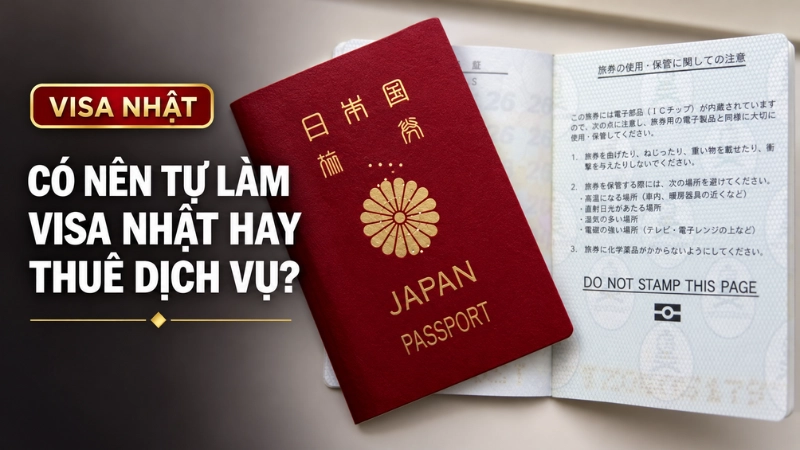 Có nên tự làm visa Nhật hay thuê dịch vụ?