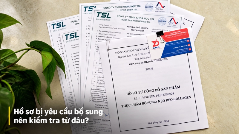 Hồ sơ bị yêu cầu bổ sung nên kiểm tra từ đâu?