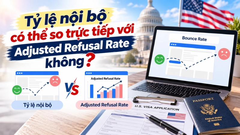 Tỷ lệ nội bộ có thể so trực tiếp với Adjusted Refusal Rate không?