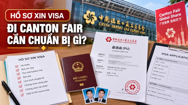 Hồ sơ xin visa đi Canton Fair cần chuẩn bị gì?