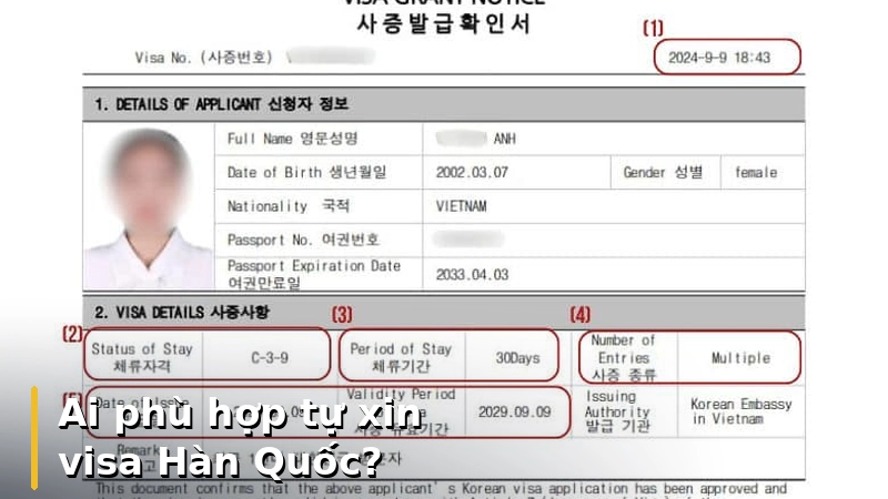 Ai phù hợp tự xin visa Hàn Quốc?