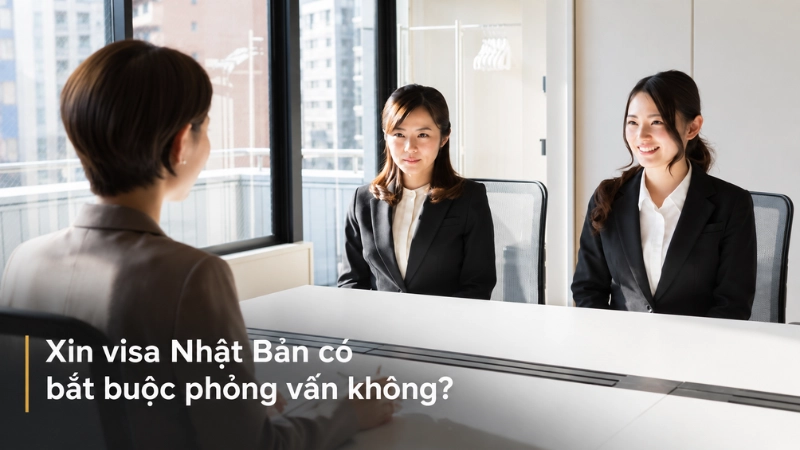 Xin visa Nhật Bản có bắt buộc phỏng vấn không?