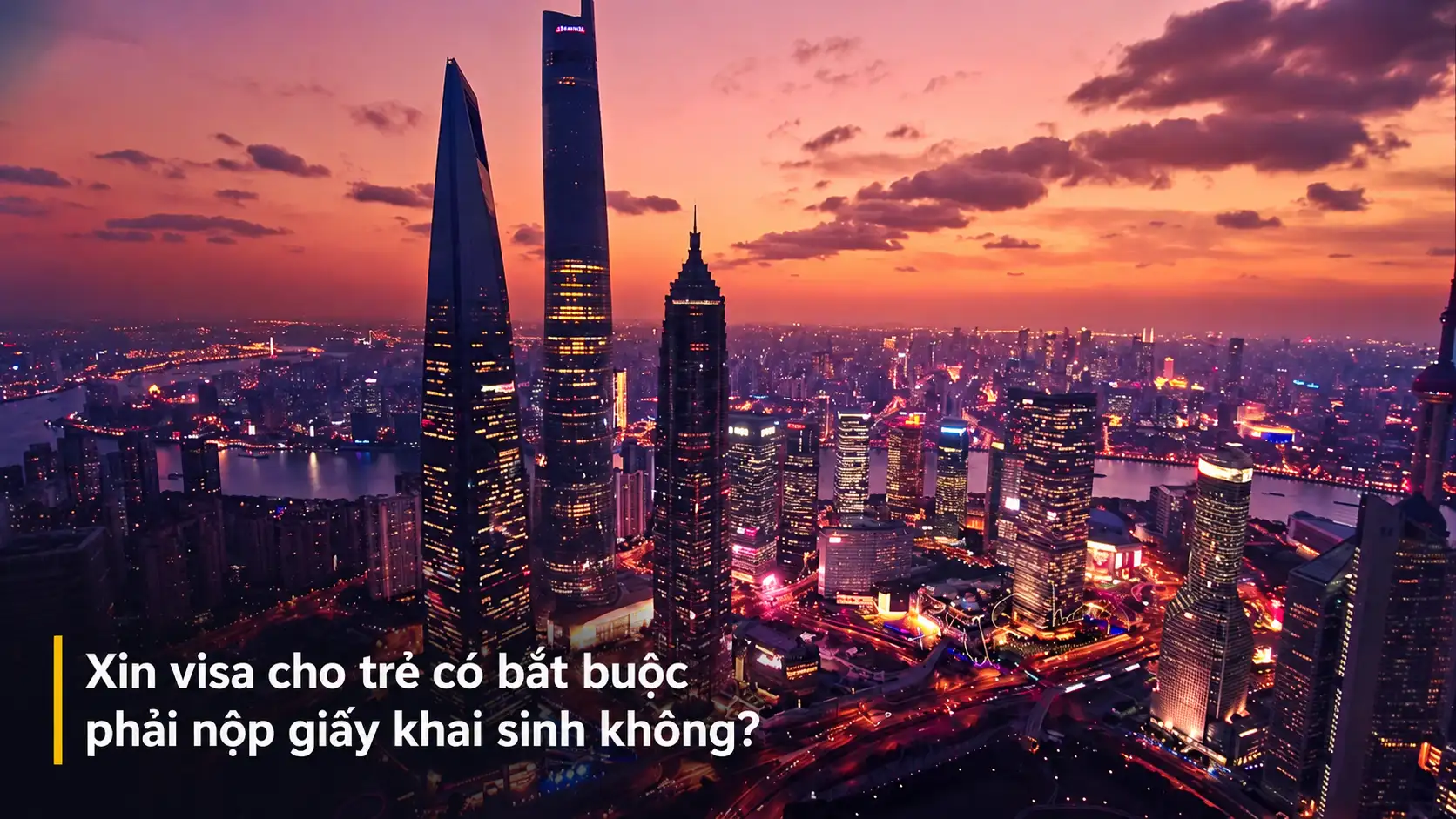Xin visa cho trẻ có bắt buộc phải nộp giấy khai sinh không?