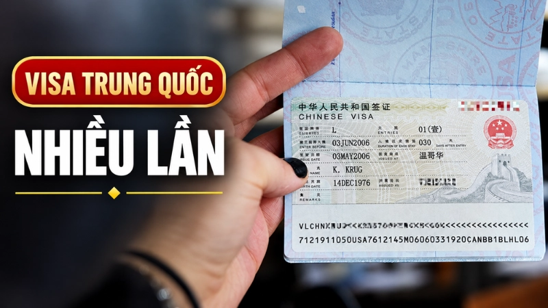 Visa trung quốc nhiều lần