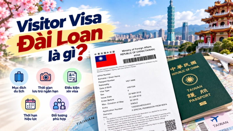 Visitor Visa Đài Loan là gì?