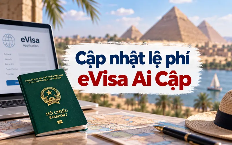 Tìm hiểu lệ phí eVisa Ai Cập hiện nay