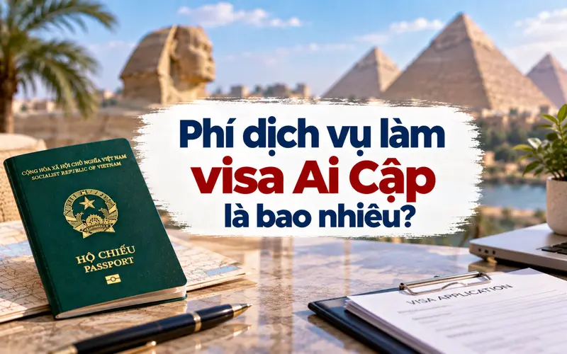 Tìm hiểu phí dịch vụ visa Ai Cập