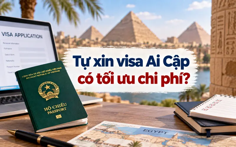 Giải đáp tự xin visa Ai Cập có tiết kiệm hơn không?