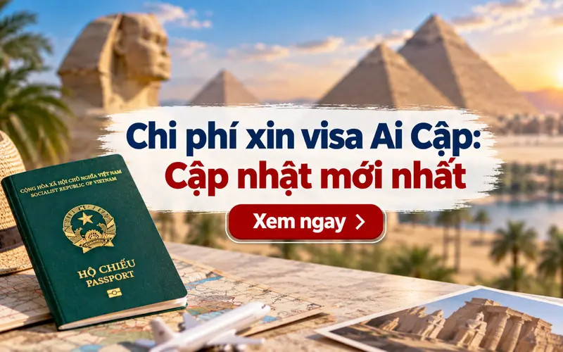 Chi phí xin visa Ai Cập