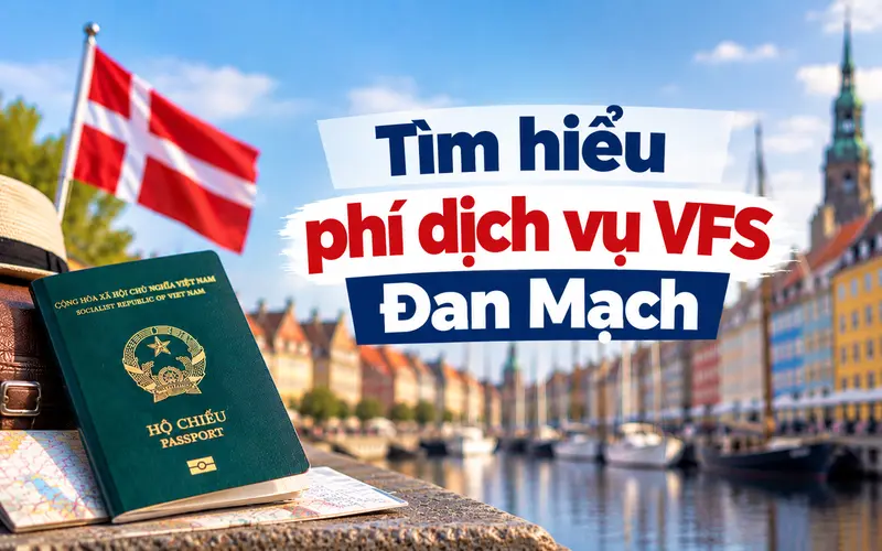 Tìm hiểu phí dịch vụ VFS khi xin visa Đan Mạch