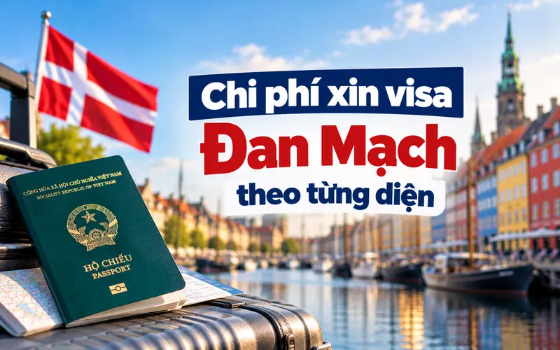 Cập nhật chi phí xin visa Đan Mạch theo từng diện