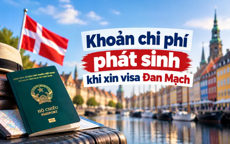Những khoản phí có thể phát sinh khi xin visa Đan Mạch
