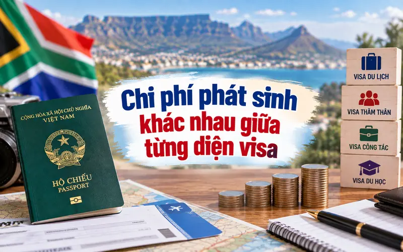 Tìm hiểu chi phí phát sinh theo từng diện visa