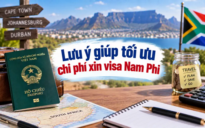 Lưu ý xin visa Nam Phi tối ưu chi phí