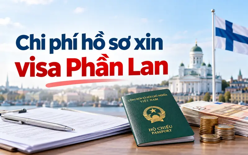 Các khoản chi phí hồ sơ xin visa Phần Lan