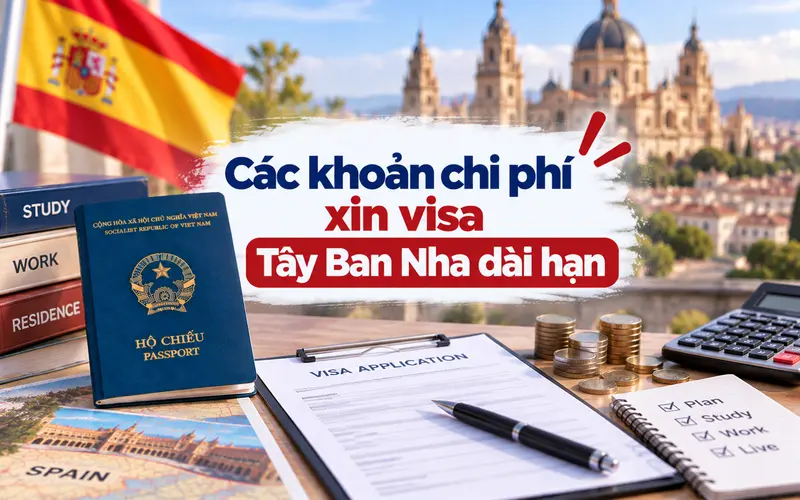 Tìm hiểu chi phí xin visa Tây Ban Nha dài hạn