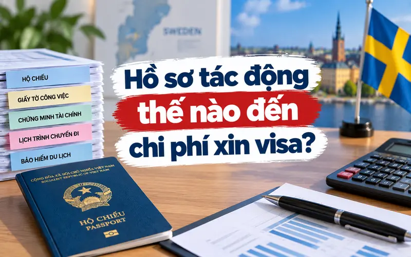 Tìm hiểu hồ sơ ảnh hưởng đến chi phí xin visa Thụy Điển như thế nào