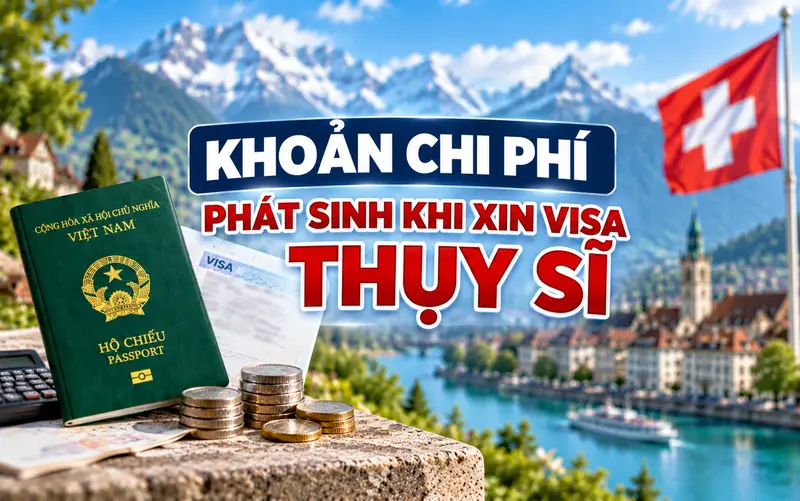 Các khoản phát sinh khi xin visa Thụy Sĩ cần biết