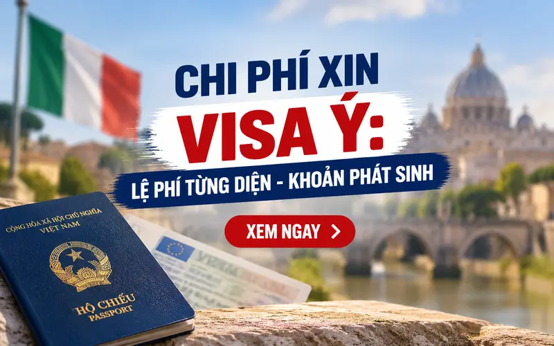 Chi phí xin visa Ý