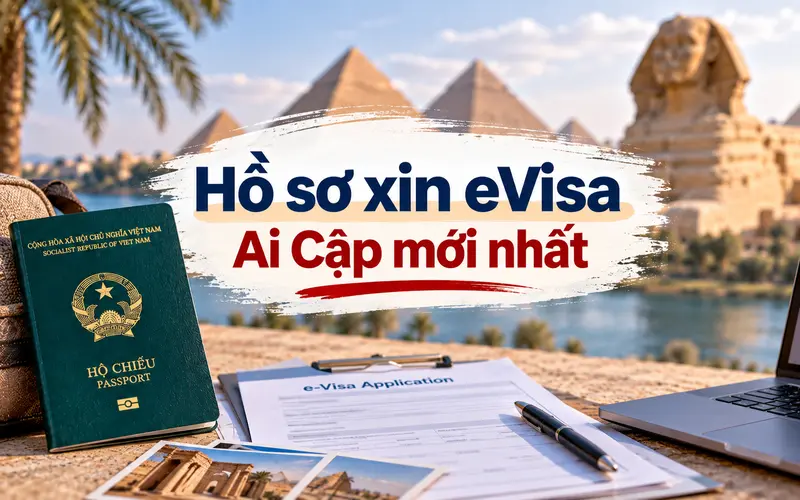 Hồ sơ cần chuẩn bị khi xin eVisa Ai Cập