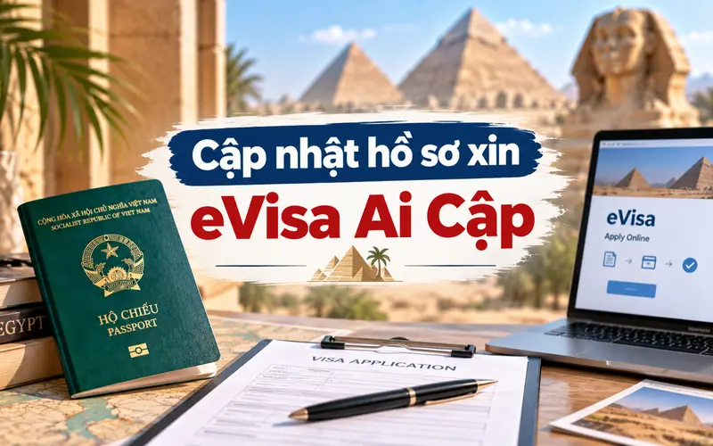 Giấy tờ cần chuẩn bị khi xin eVisa Ai Cập