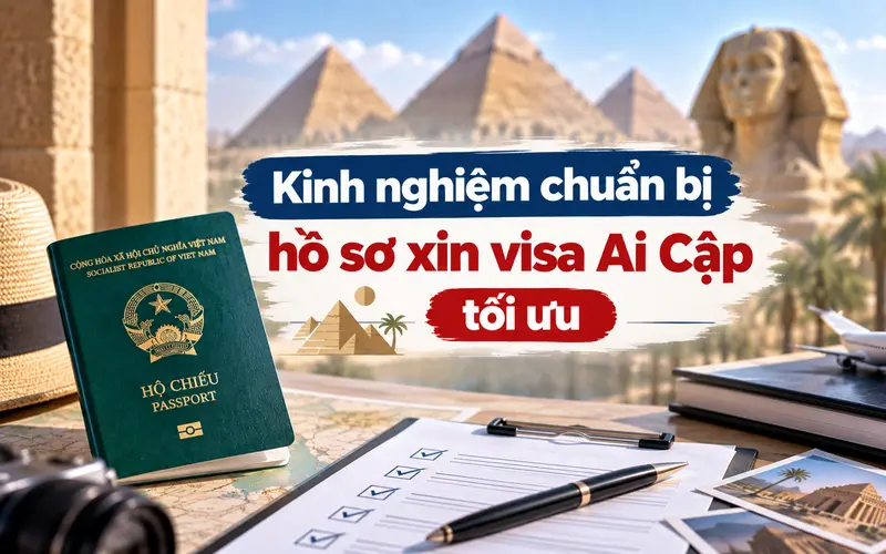 Lưu ý để chuẩn bị hồ sơ xin visa Ai Cập hiệu quả
