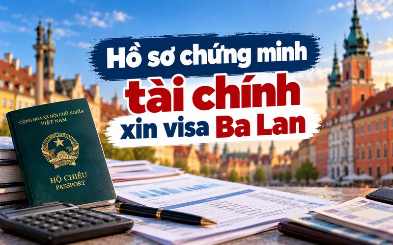 Giấy tờ chứng minh tài chính xin visa Ba Lan cần chuẩn bị