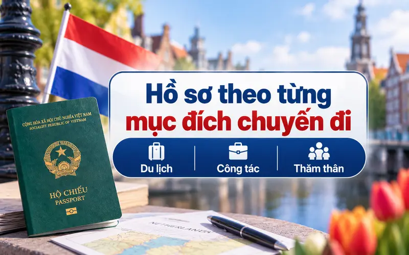 Cập nhật hồ sơ theo từng mục đích chuyến đi