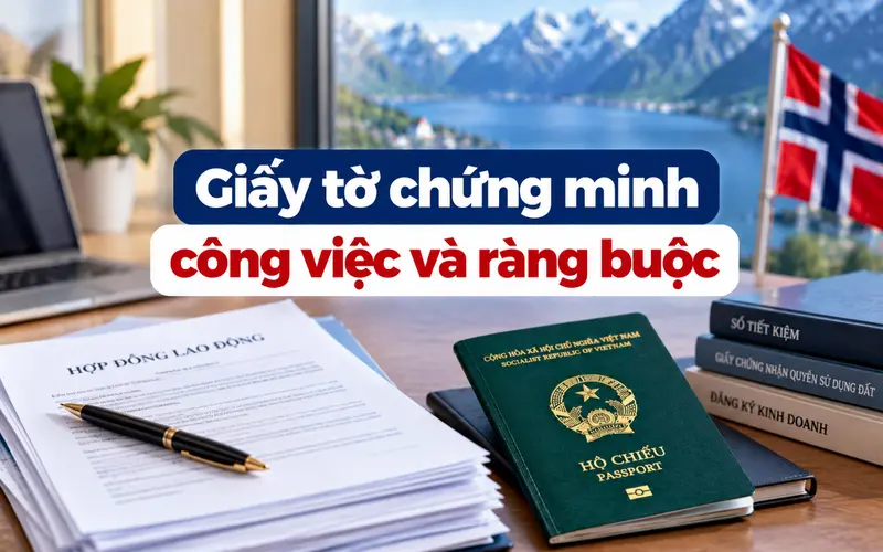 Hồ sơ chứng minh công việc khi xin visa Na Uy