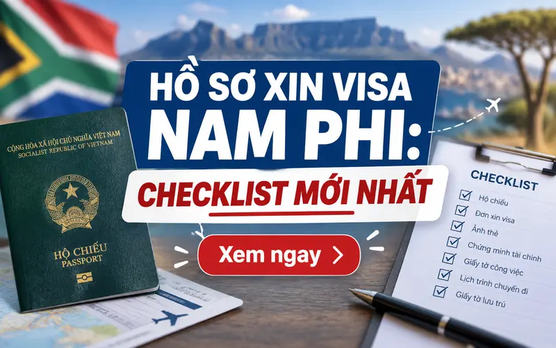 Hồ sơ xin visa Nam Phi