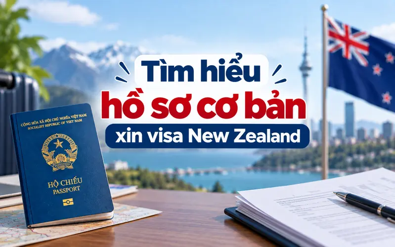 Hồ sơ cơ bản khi xin visa New Zealand
