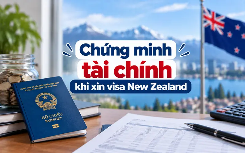 Giấy tờ chứng minh tài chính cần thiết trong hồ sơ xin visa New Zealand