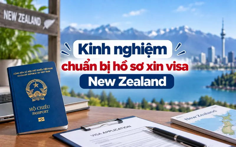 Kinh nghiệm quan trọng khi chuẩn bị hồ sơ visa New Zealand
