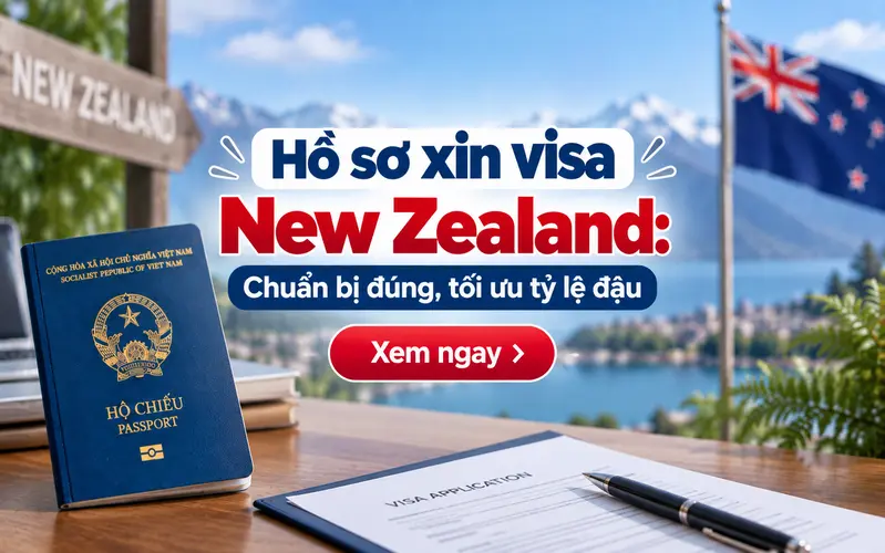 Hồ sơ xin visa New Zealand