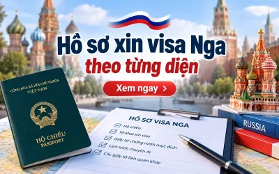 Hồ sơ xin visa Nga